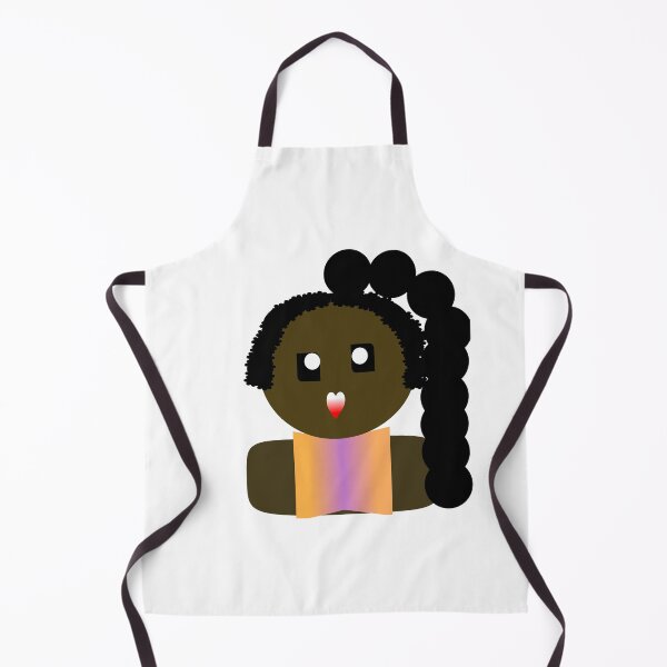 Item preview, CUTE GIRL WITH ONE BUBBLE PONTAIL  designed and sold by RetroPlaceee.