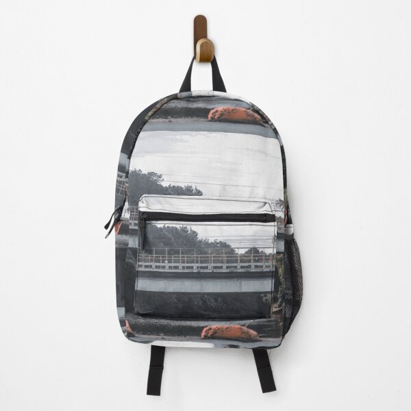 Item preview, Horizontal Bridge Over a River Clear Sky Trees on the side designed and sold by Eyanosa Native Design.