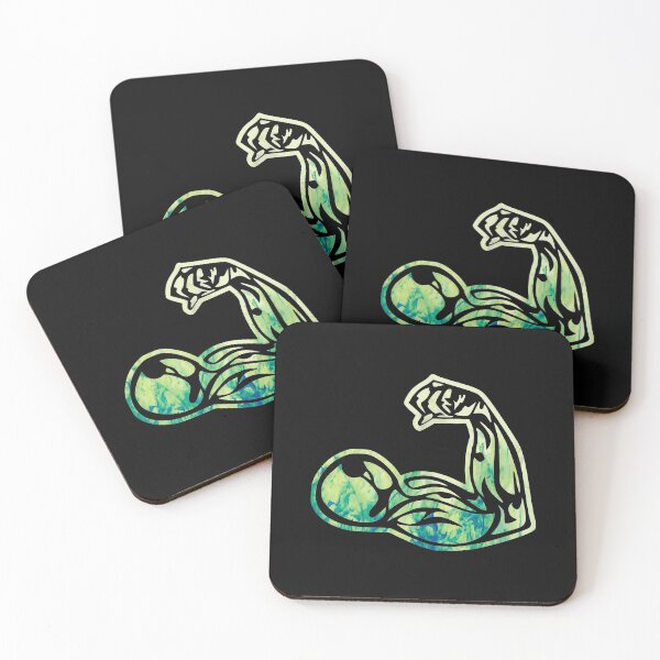 Item preview, Flexing Arm - Emerald Strength designed and sold by Chubuter.