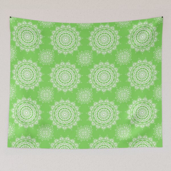 Item preview, mandala Art green designed and sold by Alpana Rai.