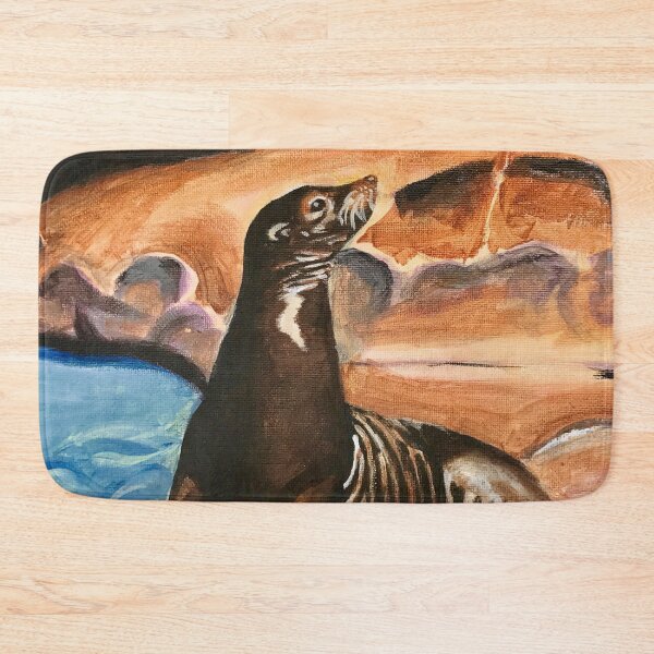 Item preview, Sea Lion Acrylic Painting designed and sold by Lady-Lilac.