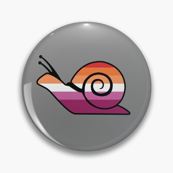 Item preview, Pride Snails - Lesbian Pride designed and sold by DapperZombee.