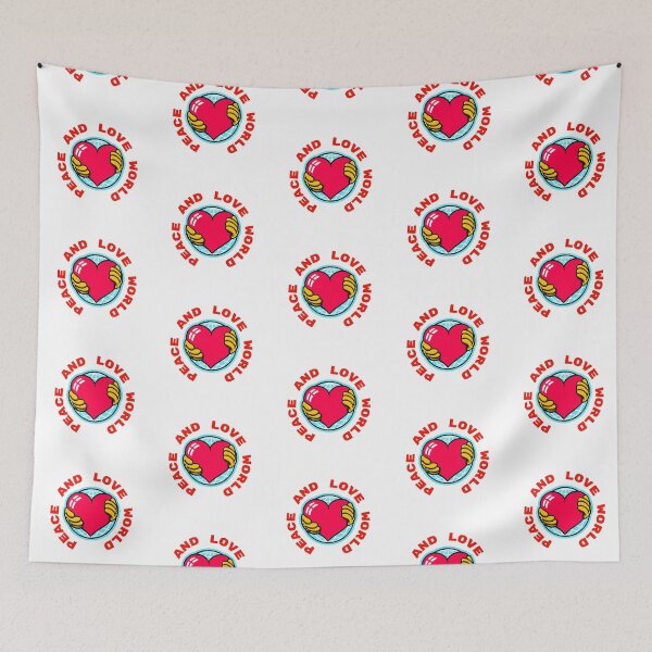 Item preview, PEACE AND LOVE WORLD designed and sold by DomGDesign.