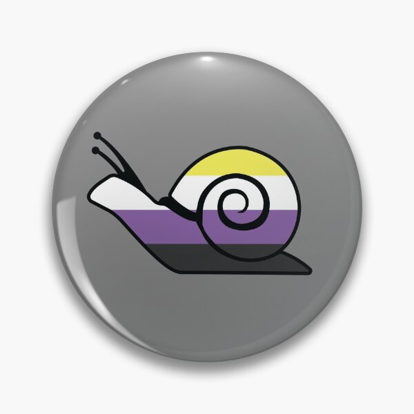 Item preview, Pride Snails - Nonbinary Pride designed and sold by DapperZombee.