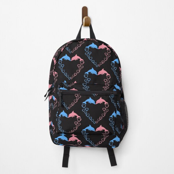 Item preview, Pink and blue dolphin designed and sold by CharlizeMagne.