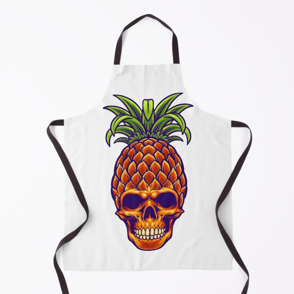 Item preview, Pineapple Skull Tropical Goth Hawaii Aloha Beaches designed and sold by ZavageDesigns.