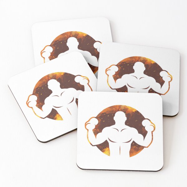 Item preview, Fitness Man Lifting On Fire designed and sold by Chubuter.