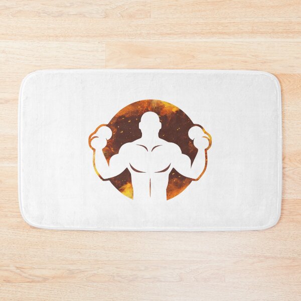 Item preview, Fitness Man Lifting On Fire designed and sold by Chubuter.