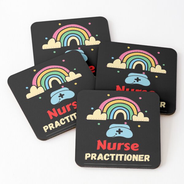 Item preview, Cute Nurse Pediatric Practitioner With Unicorn rainbow designed and sold by chetan786.