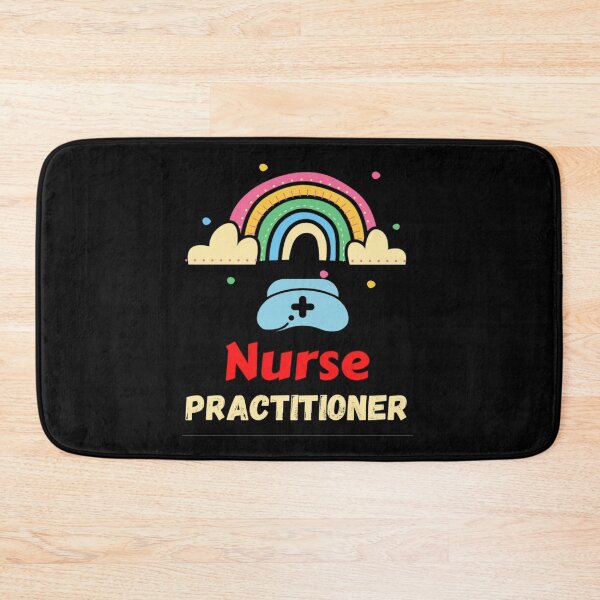 Item preview, Cute Nurse Pediatric Practitioner With Unicorn rainbow designed and sold by chetan786.