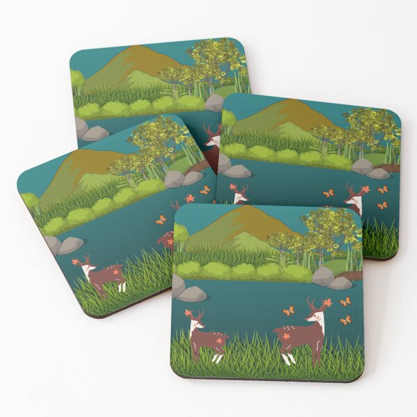 Item preview, Deer Family Strolling in the Jungle designed and sold by SPF14.