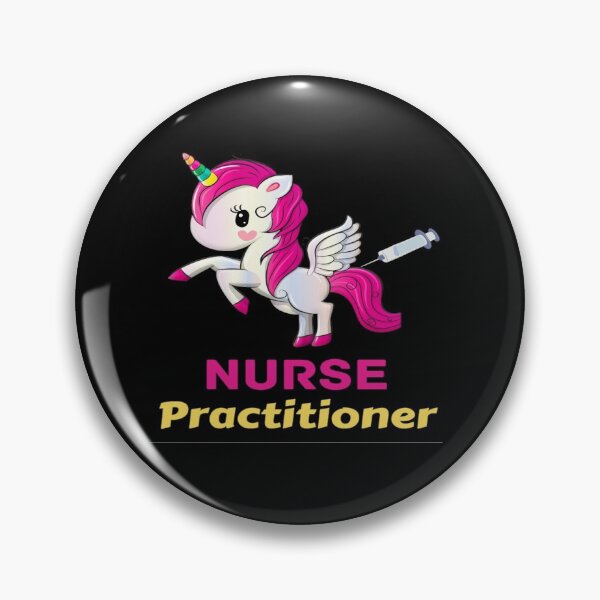 Item preview, Cute Nurse Pediatric Practitioner With Unicorn rainbow designed and sold by chetan786.