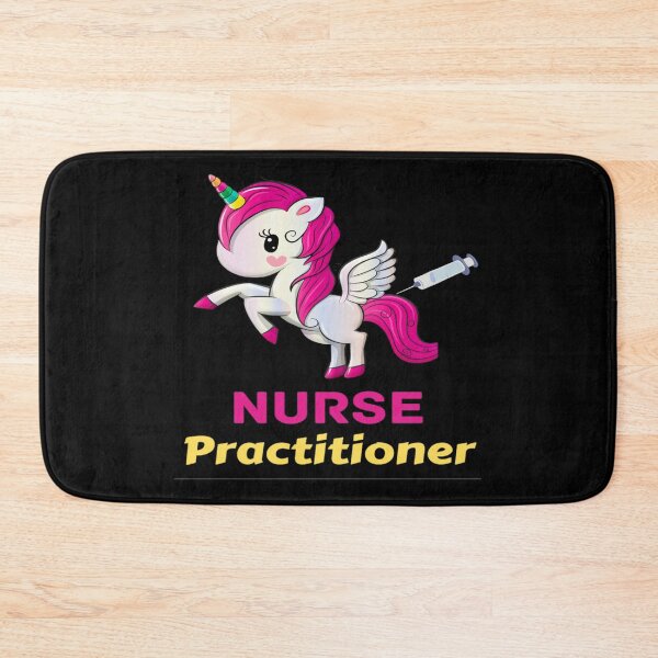 Item preview, Cute Nurse Pediatric Practitioner With Unicorn rainbow designed and sold by chetan786.
