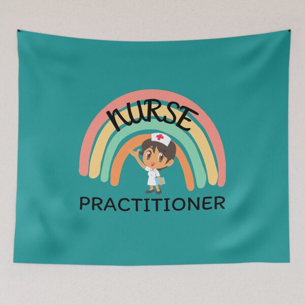 Item preview, Nurse Practitioner Rainbow shirt designed and sold by wijit.