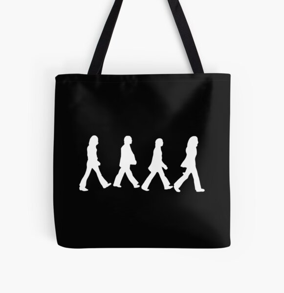 The Beatles Abbey Road Tote Bag Reusable For Shoulder / Grocery /  Shopping / Vinyl Records 15.5 x 13.5 in (One Sided) (095)
