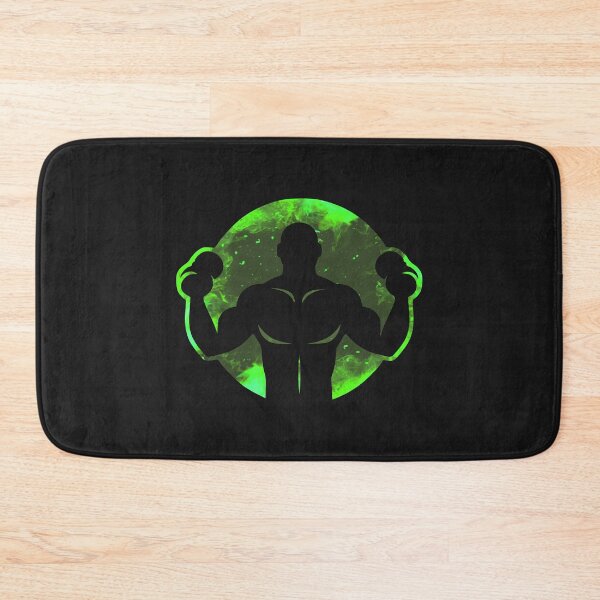 Item preview, Fitness Man Lifting On Fire - Green designed and sold by Chubuter.