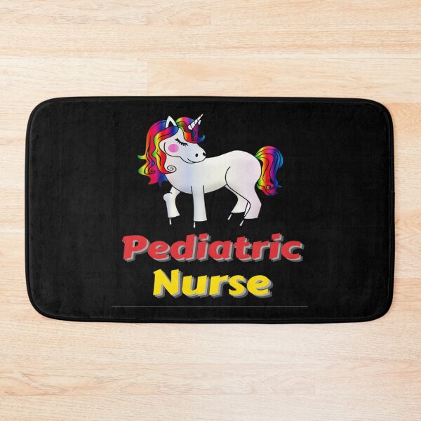 Item preview, Cute Nurse Pediatric Practitioner With Unicorn rainbow designed and sold by chetan786.