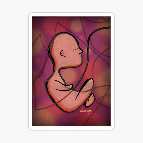 Crossing Lines 38 - The Fetus Sticker