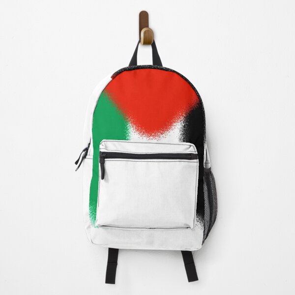 Item preview, Palestine Flag Rustic Spray Paint Art designed and sold by SYNTASTIC.