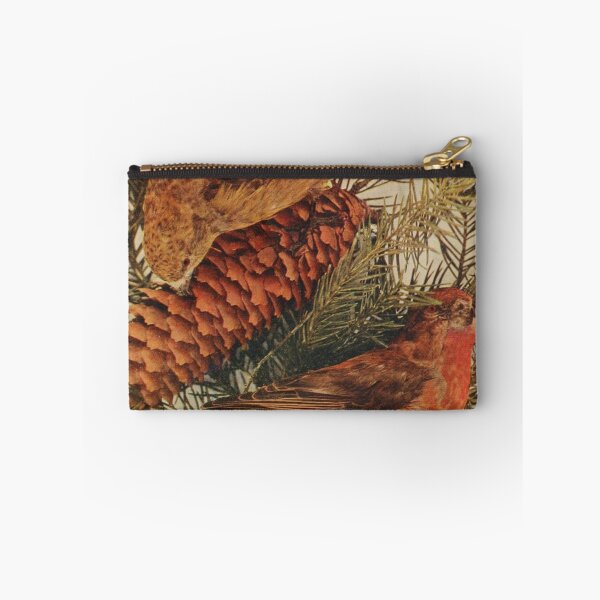 Item preview, Red Crossbills On The Pine Tree designed and sold by laguitan10.