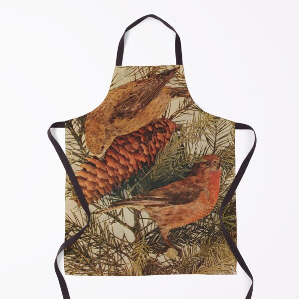 Item preview, Red Crossbills On The Pine Tree designed and sold by laguitan10.