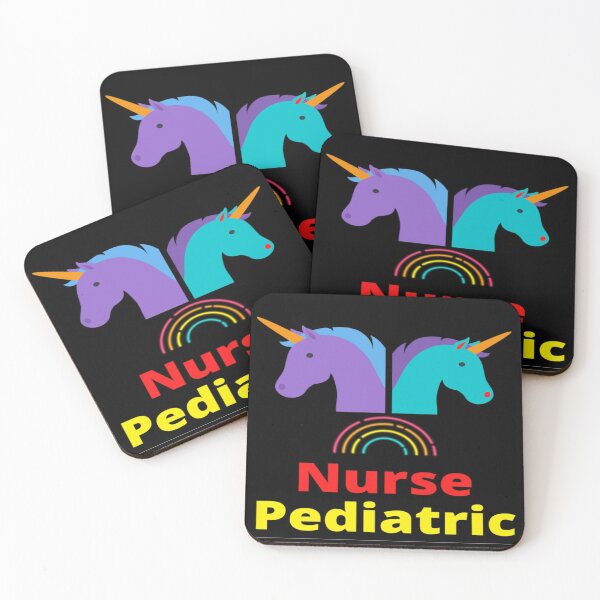 Item preview,  Cute Nurse Pediatric Practitioner With Unicorn rainbow designed and sold by chetan786.
