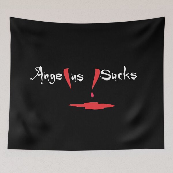 Item preview, Angelus Sucks Fangs (W/R) designed and sold by WhatThePop.