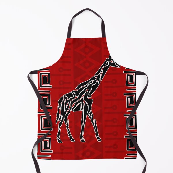 Item preview, African Ethic Ornament Black and red N7 designed and sold by k9printart.