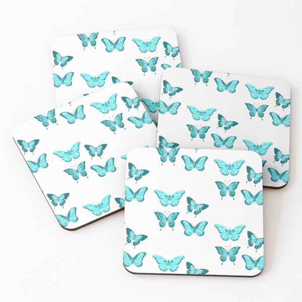 Item preview, Cute butterfly stickers pack (in light blue)  designed and sold by RebelliousRosee.