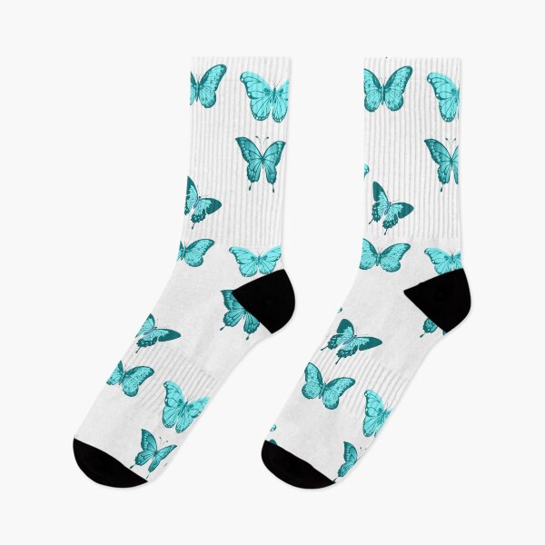 Item preview, Cute butterfly stickers pack (in light blue)  designed and sold by RebelliousRosee.