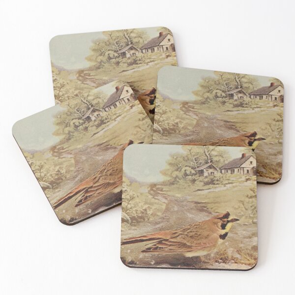 Item preview, Horned Lark On The Ground designed and sold by laguitan10.