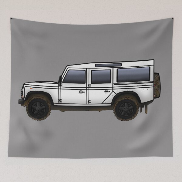 Item preview, British 4WD | 4x4 | 110 Vehicle [White] designed and sold by Trailstyle.