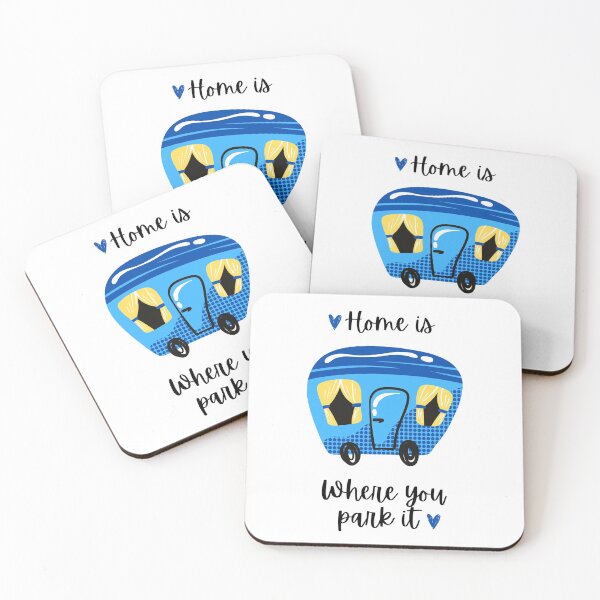 Item preview, Home is Where You Park It, Camp Life, Camper Poster designed and sold by visual-samadhi.