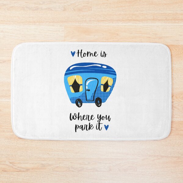 Item preview, Home is Where You Park It, Camp Life, Camper Poster designed and sold by visual-samadhi.