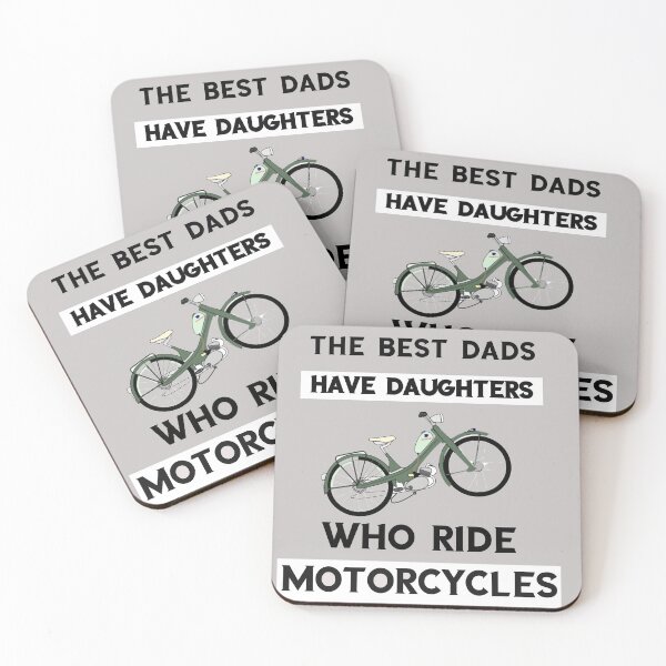 Item preview, the best dads have daughters who ride motorcycles designed and sold by Lakki-s.