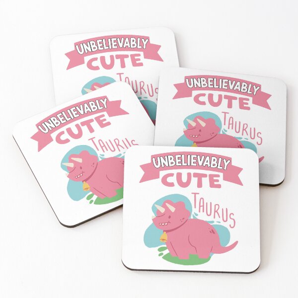 Item preview, Unbelievably Cute Taurus Zodiac Sign Horoscope Cute Dinosaur designed and sold by RJ-Art.