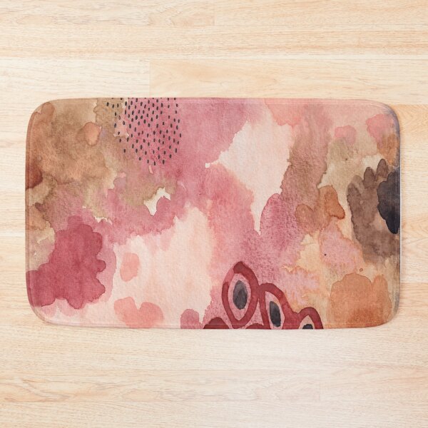 Item preview, Atmospheric pink abstract art designed and sold by JadeWuArt.