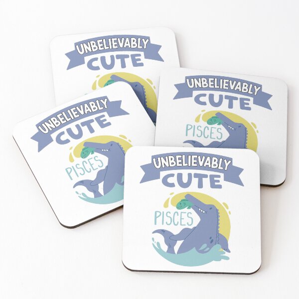Item preview, Unbelievably Cute Pisces Zodiac Sign Horoscope Cute Dinosaur designed and sold by RJ-Art.