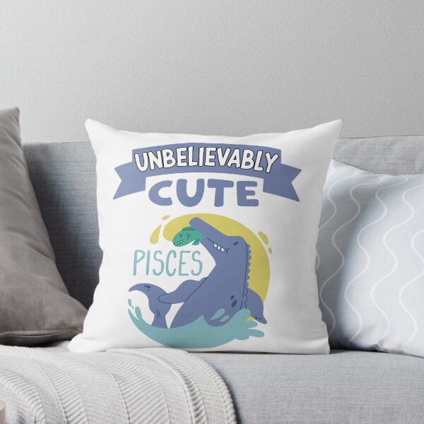 Item preview, Unbelievably Cute Pisces Zodiac Sign Horoscope Cute Dinosaur designed and sold by RJ-Art.