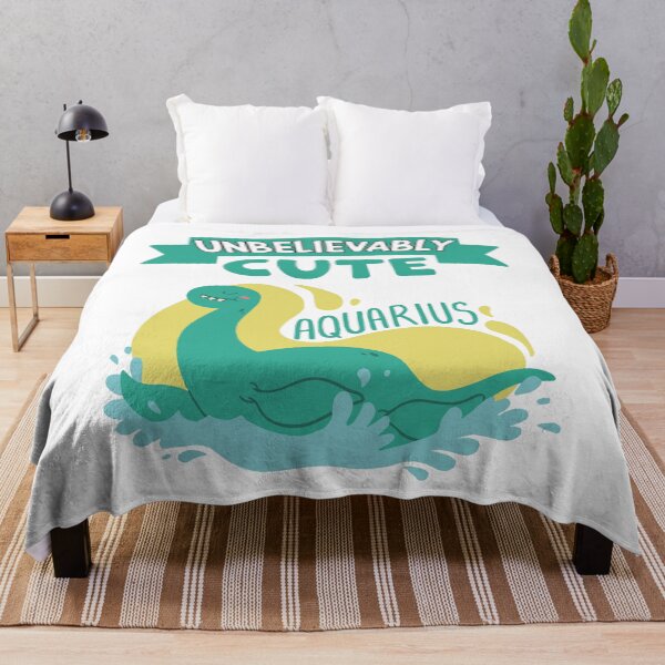 Item preview, Unbelievably Cute Aquarius Zodiac Sign Horoscope Cute Dino designed and sold by RJ-Art.