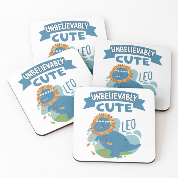 Item preview, Unbelievably Cute Leo Zodiac Sign Horoscope Cute Dinosaur designed and sold by RJ-Art.