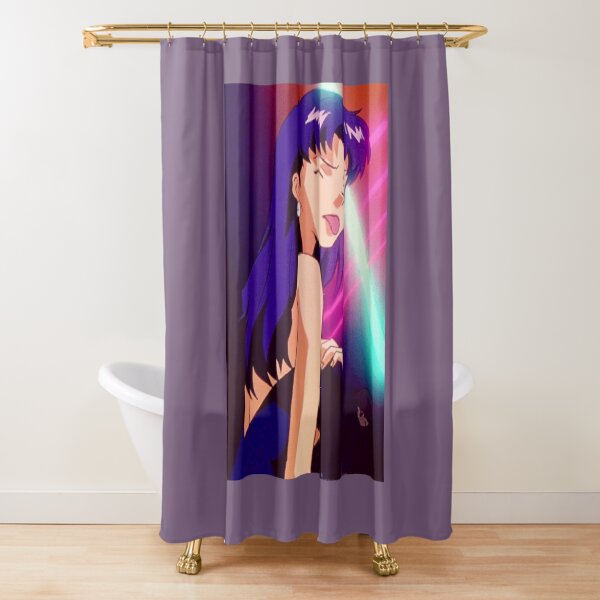 Evangelion Misato Shower Curtain