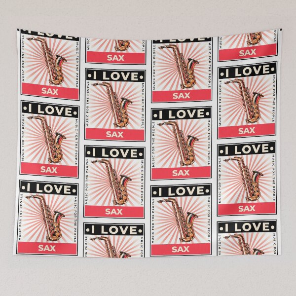 Item preview, I LOVE SAX designed and sold by DomGDesign.