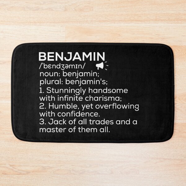 Item preview, Benjamin Name Definition designed and sold by Teelogic.