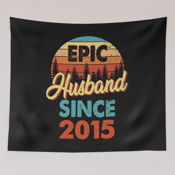 Item preview, Epic Husband Since 2015 - 6th Wedding Anniversary 6 Years  designed and sold by CamilleXzavier.