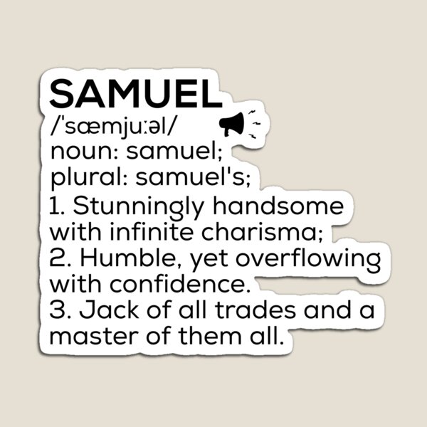 Samuel Name Gifts Merchandise Redbubble