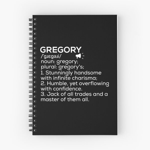 Item preview, Gregory Name Definition designed and sold by Teelogic.