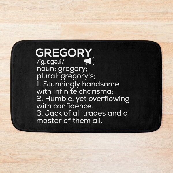 Item preview, Gregory Name Definition designed and sold by Teelogic.