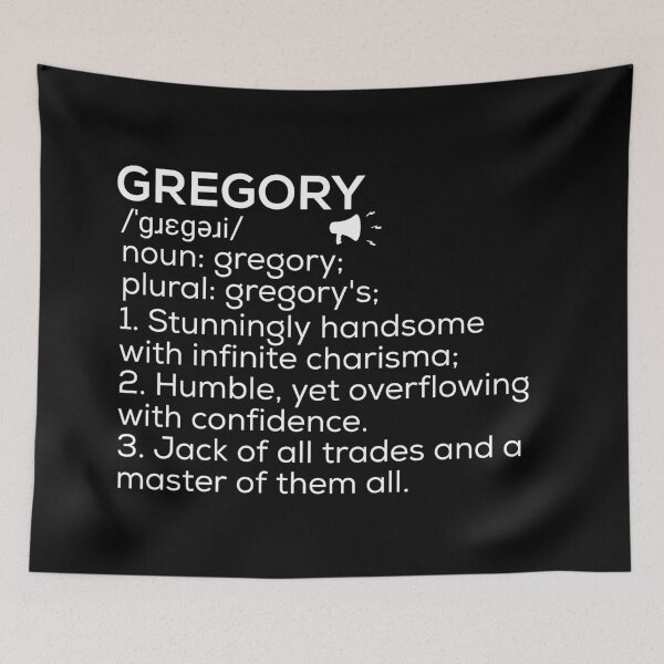 Item preview, Gregory Name Definition designed and sold by Teelogic.