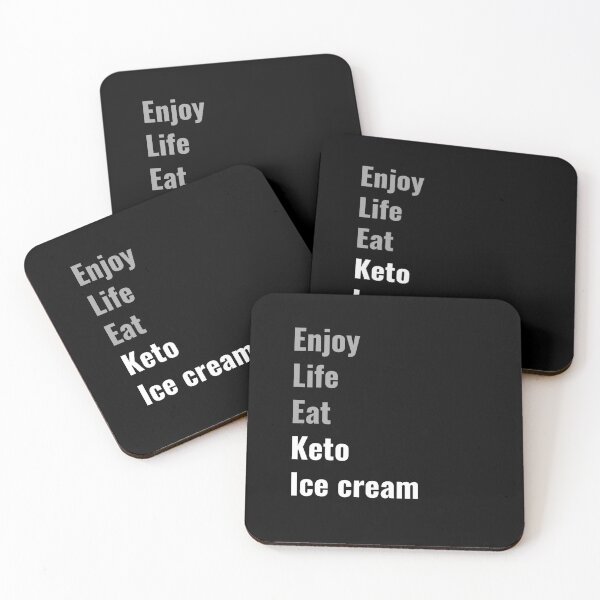 Item preview, Enjoy Life Eat Keto Ice Cream designed and sold by NoirOwned.